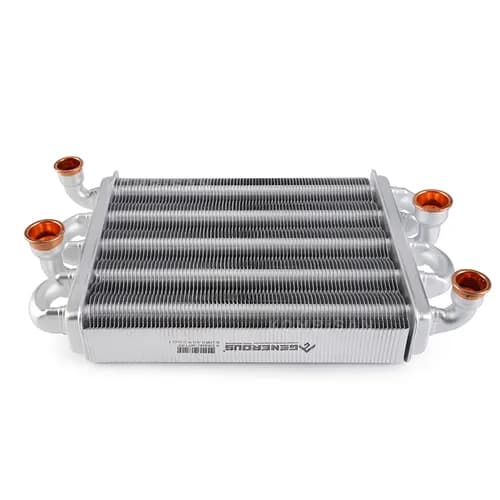 Boiler Main Heat Exchanger (Generous) Ferroli Domicondens 24d Fondital Cross Type 225mm