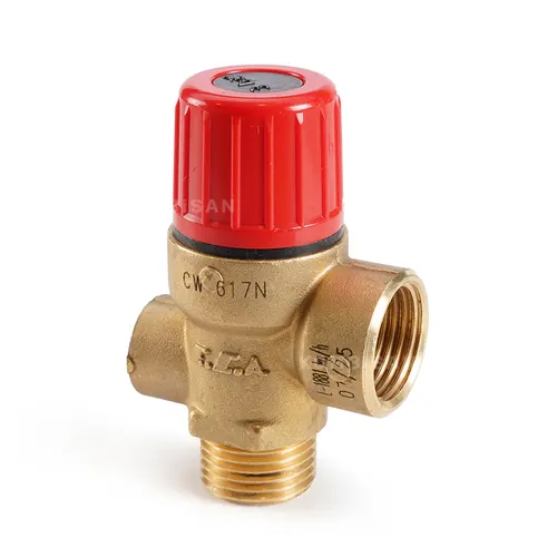 Boiler Safety Valve (Eca) Ariston Microtec Tx With Pressure Gauge Connection
