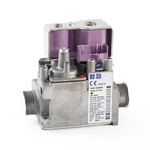 Boiler Gas Valve (Sit) Sigma Condensing Bosch Purple Coil 24v Dc 848106