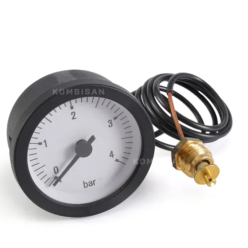 Boiler Pressure Gauge (Cewal) Fluss Fine Threaded