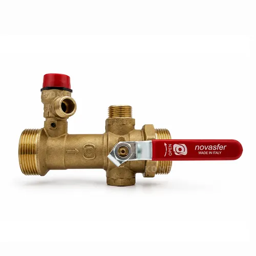 Boiler 3-Way Hydroblock (Novasfer) With Safety Valve 50100000014, 10905083