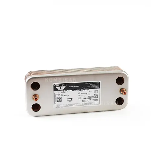 Boiler Plate Heat Exchanger (Zilmet) 14 Plates 160 Mm Eco5 Airfel Luna5 17b1901430