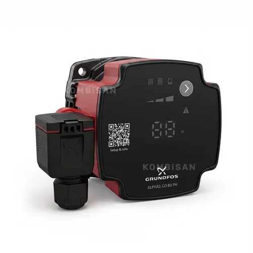 Kombi̇ Si̇rkülasyon Pompa Motoru (Grundfos) 93538772 Frekans Kontrollü Alpha1 Go 80 Universal Ups 50-80 Yeri̇ne Sadece Motor