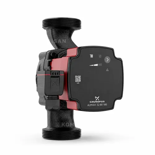 Kombi̇ Si̇rkülasyon Pompa Motoru (Grundfos) 93074174 Frekans Kontrollü Alpha1 32-80 180mm, 220-240v, 9h, Ac0, 4-60w