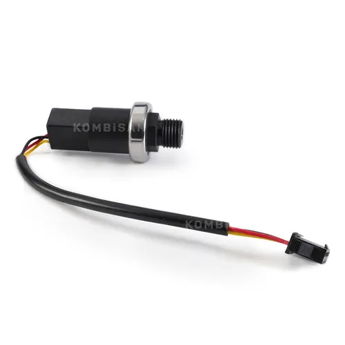 Boiler Water Pressure Transducer (H&j) Wired Threaded 1/4 Male Pin 0-4.5 Bar