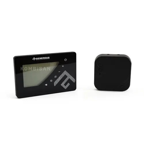 Boiler Room Thermostat (Generous) Wireless Rf Programmable Backlight Touch Black