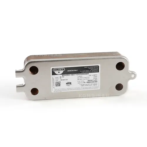 Boiler Plate Heat Exchanger (Zilmet) 12 Plates Bosch Viessmann 17b1901233
