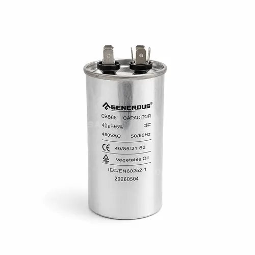 Capacitor (Metal Cased) Generous 40 μf
