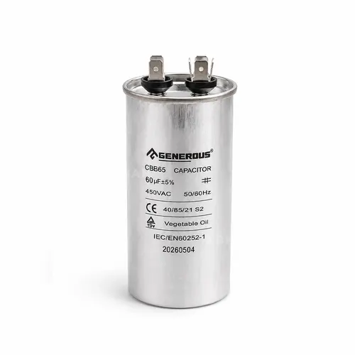 Capacitor (Metal Cased) Generous 60 μf